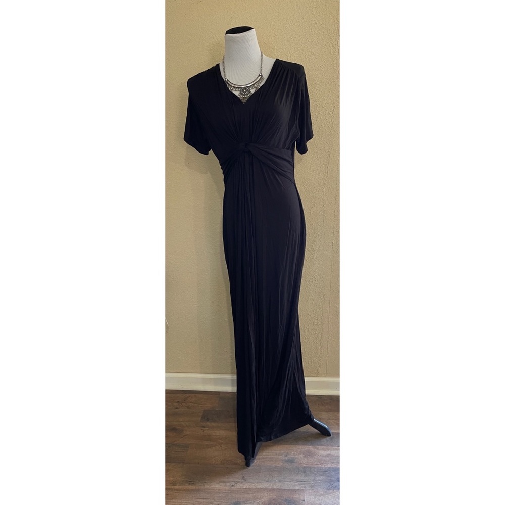 Black maxi dress